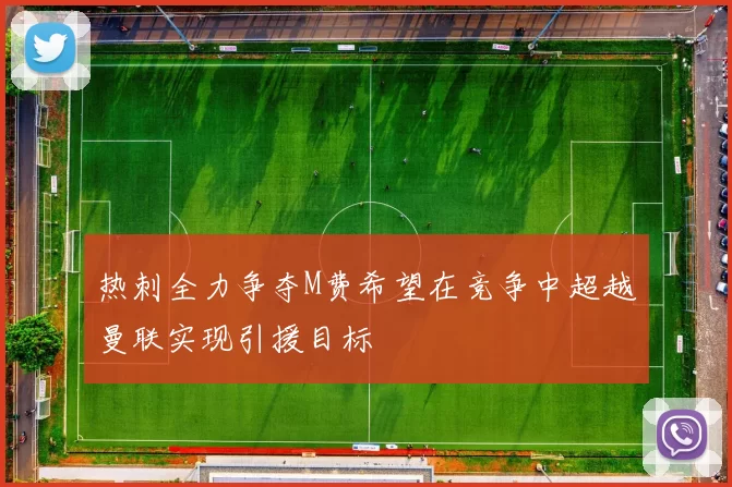 热刺全力争夺M费希望在竞争中超越曼联实现引援目标